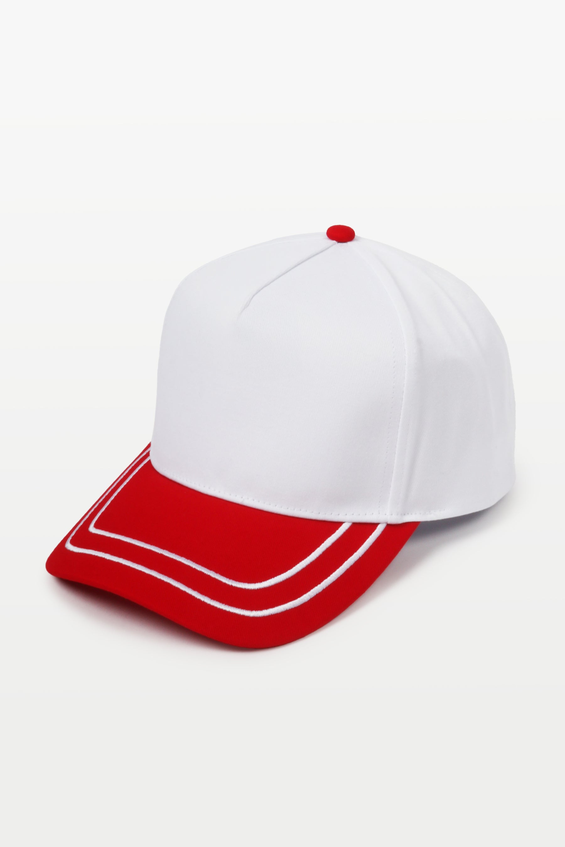 Retro Stripe 2-Tone 5-Panel Cap