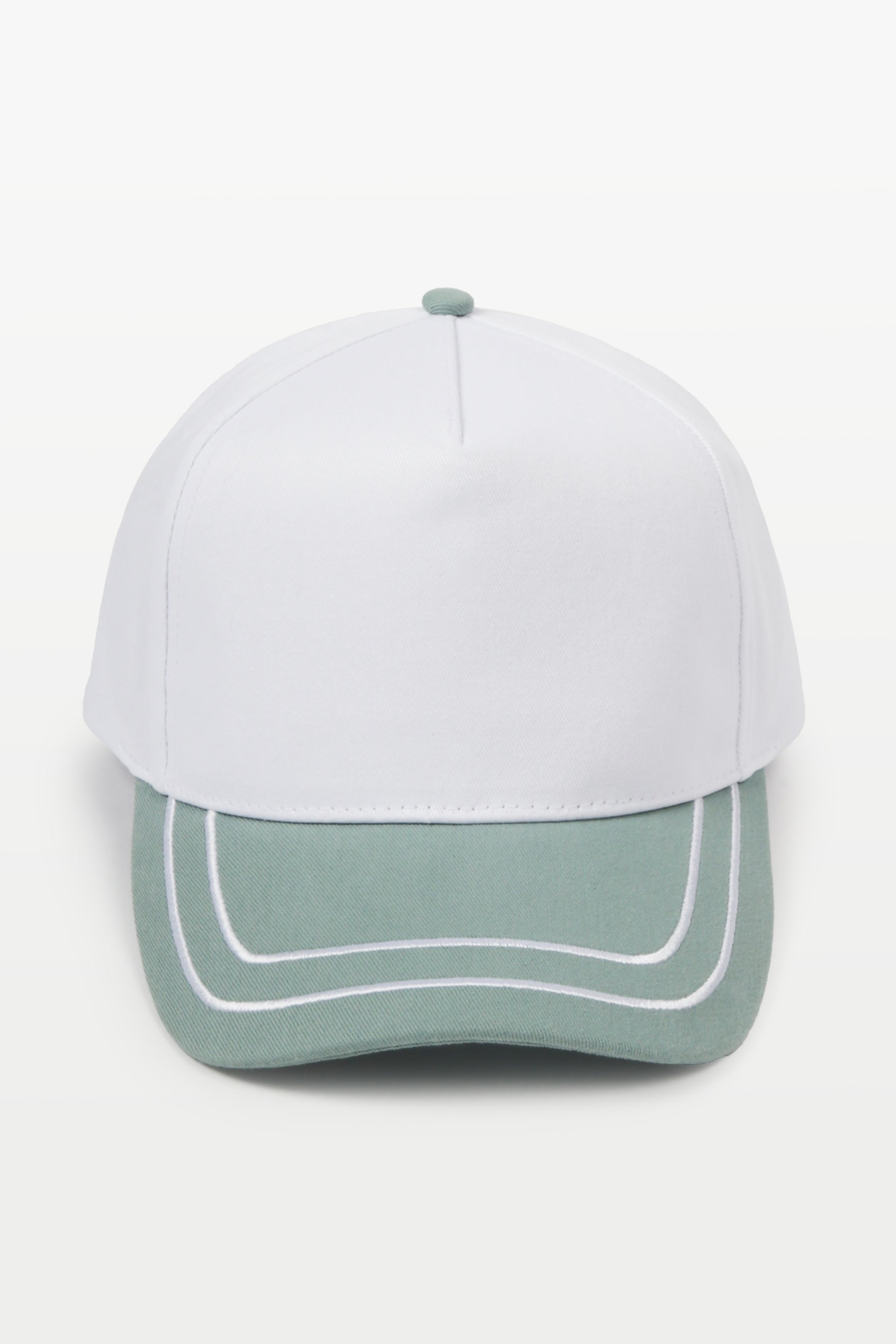 Retro Stripe 2-Tone 5-Panel Cap