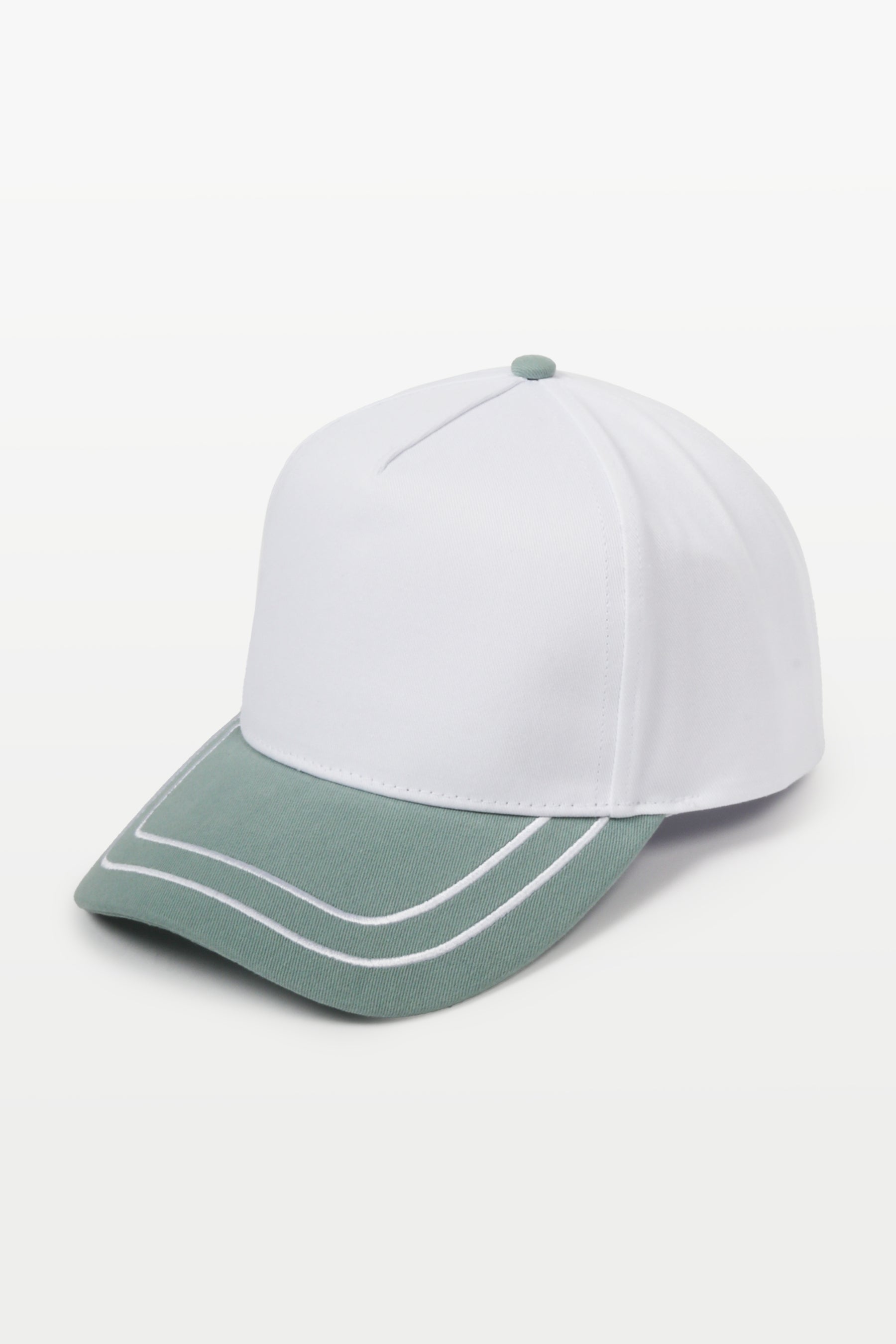 Retro Stripe 2-Tone 5-Panel Cap