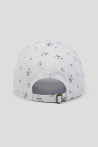 Floral Print 6 Panel Baseball Cap
