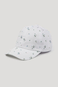 Floral Print 6 Panel Baseball Cap