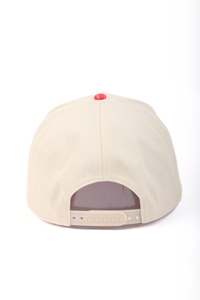 STRIPES,  BOWS, AND HEART Print Brim 5 Panel Cap