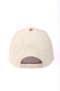 STRIPES,  BOWS, AND HEART Print Brim 5 Panel Cap
