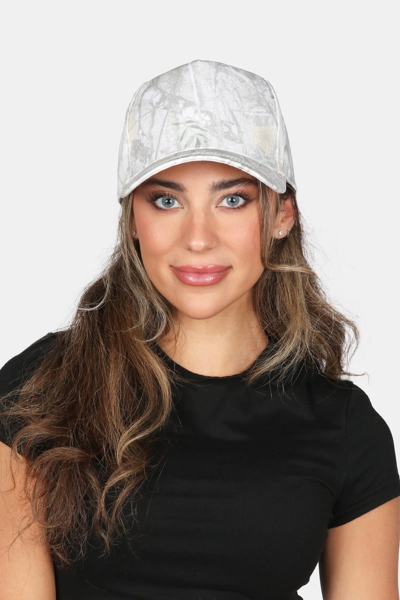 Wood Print 5 Panel Baseball Cap