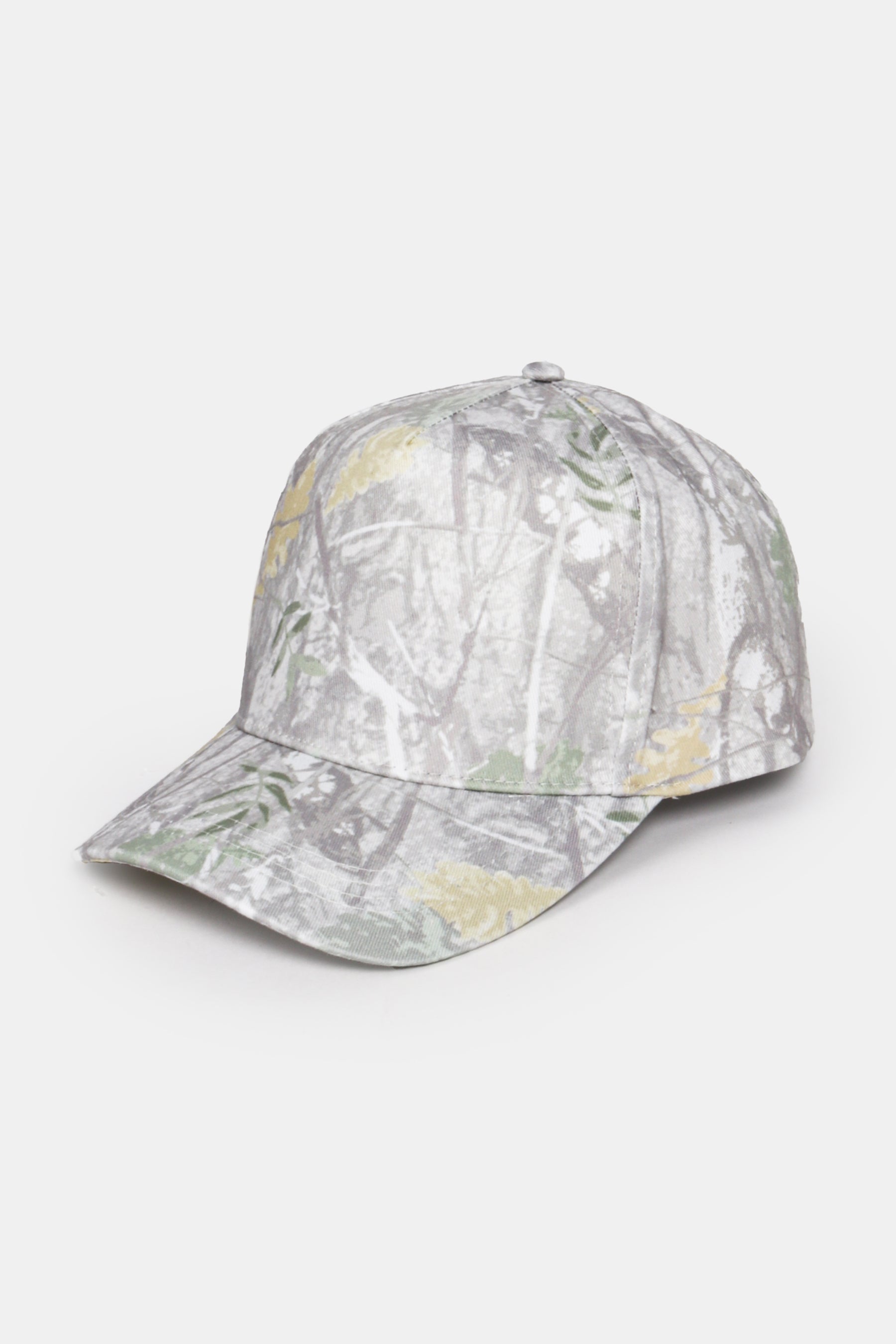 Wood Print 5 Panel Baseball Cap