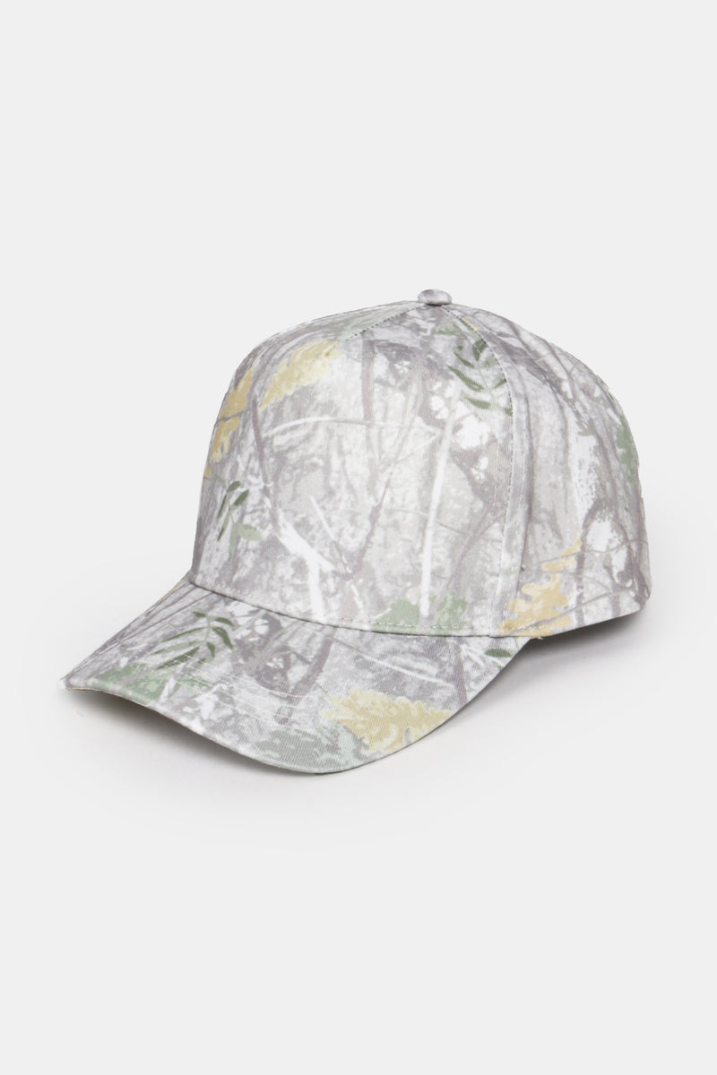 Wood Print 5 Panel Baseball Cap