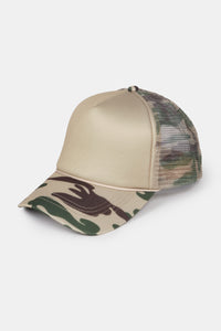 Camo Mesh-Back Trucker Hat