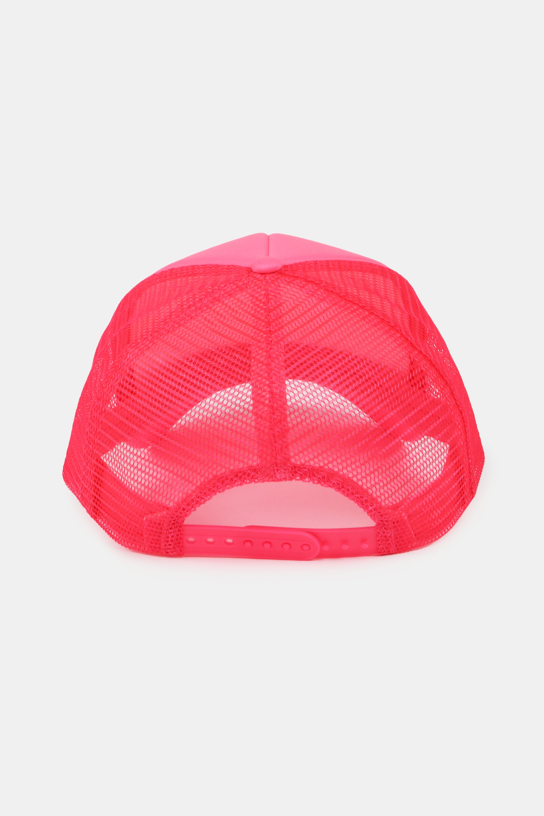 Solid Foam Trucker Cap with Thin Metal & Pearl Chain