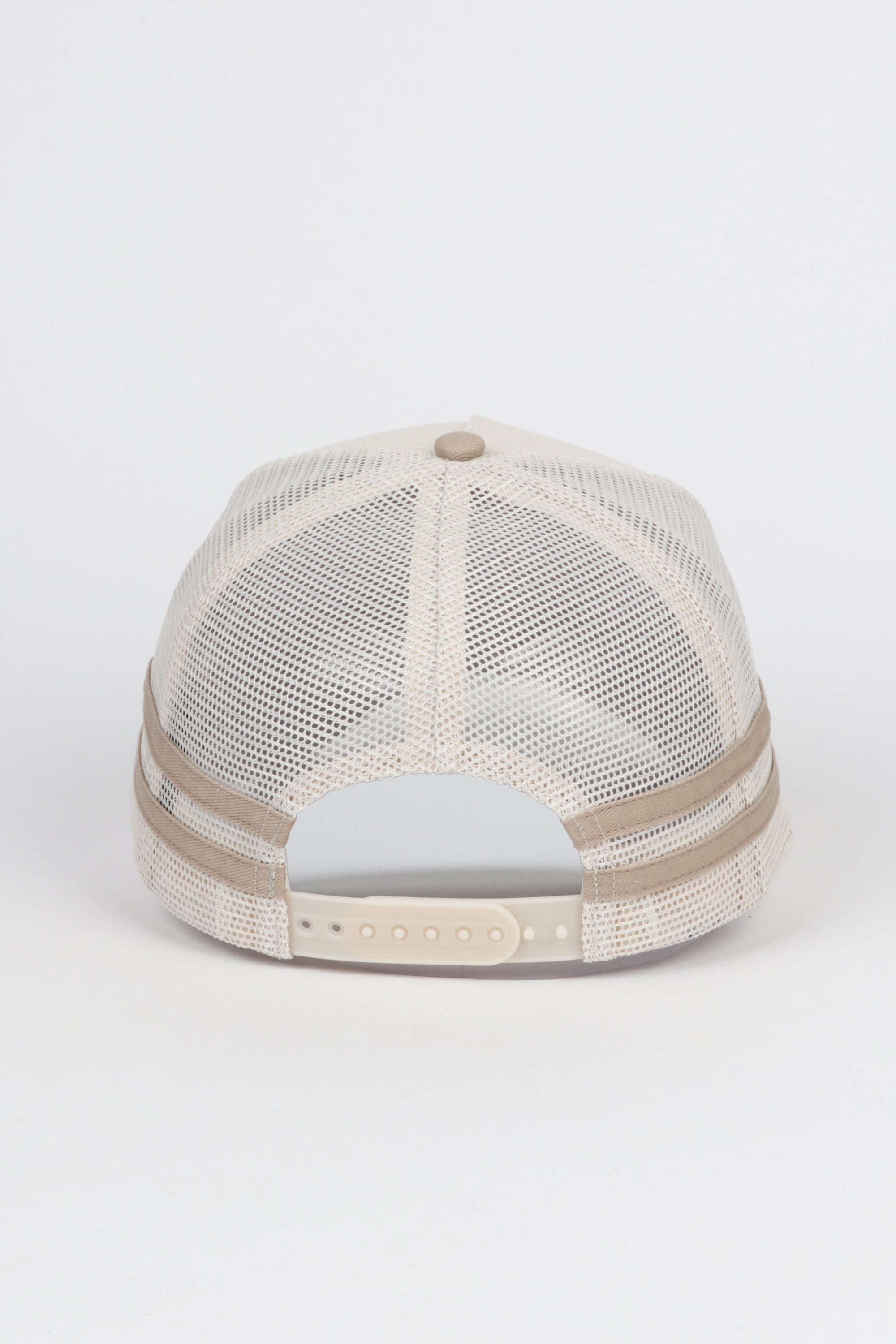 Retro Stripe Mesh Trucker Cap