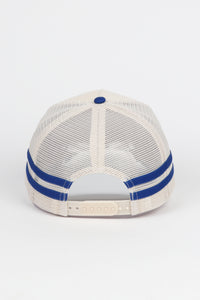 Retro Stripe Mesh Trucker Cap
