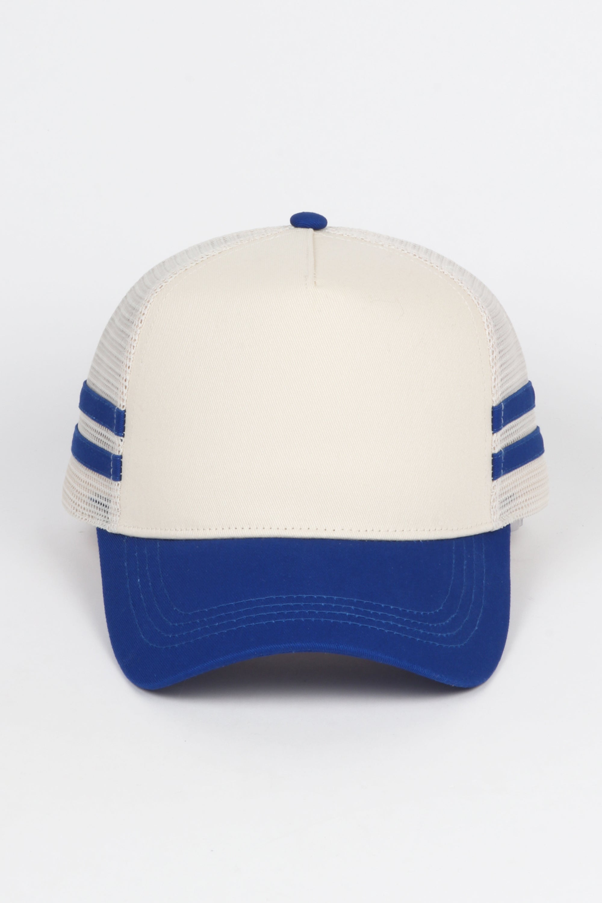 Retro Stripe Mesh Trucker Cap