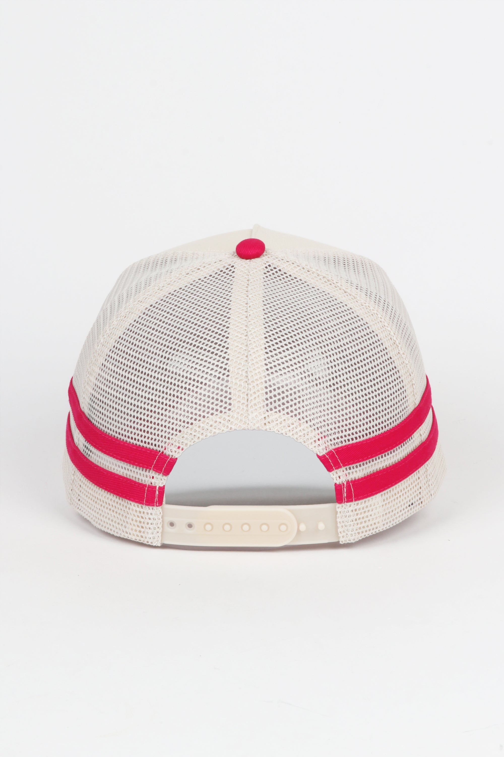 Retro Stripe Mesh Trucker Cap