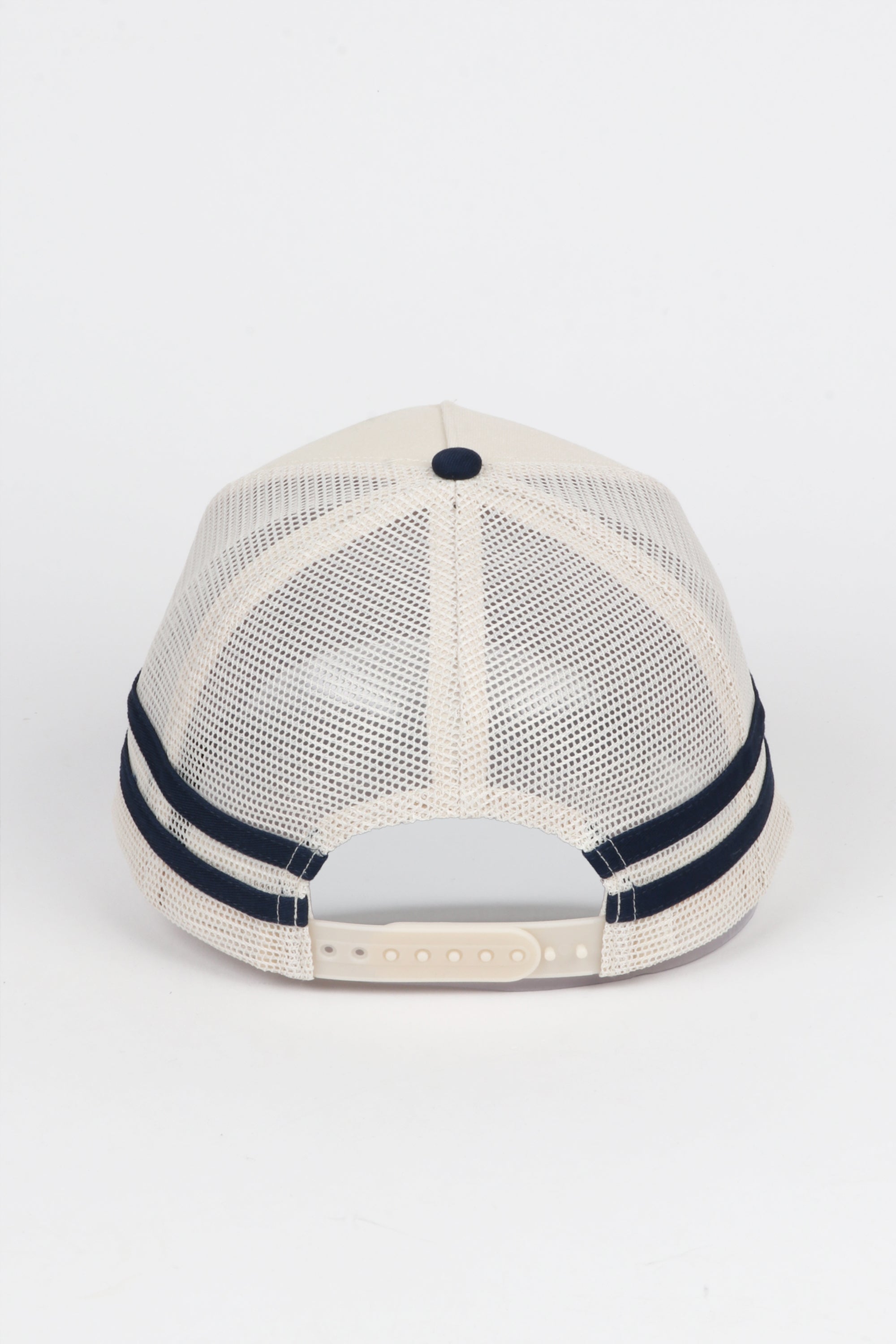 Retro Stripe Mesh Trucker Cap