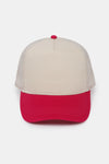 Two-Tone 5 Panel Mesh-Back Baseball Cap