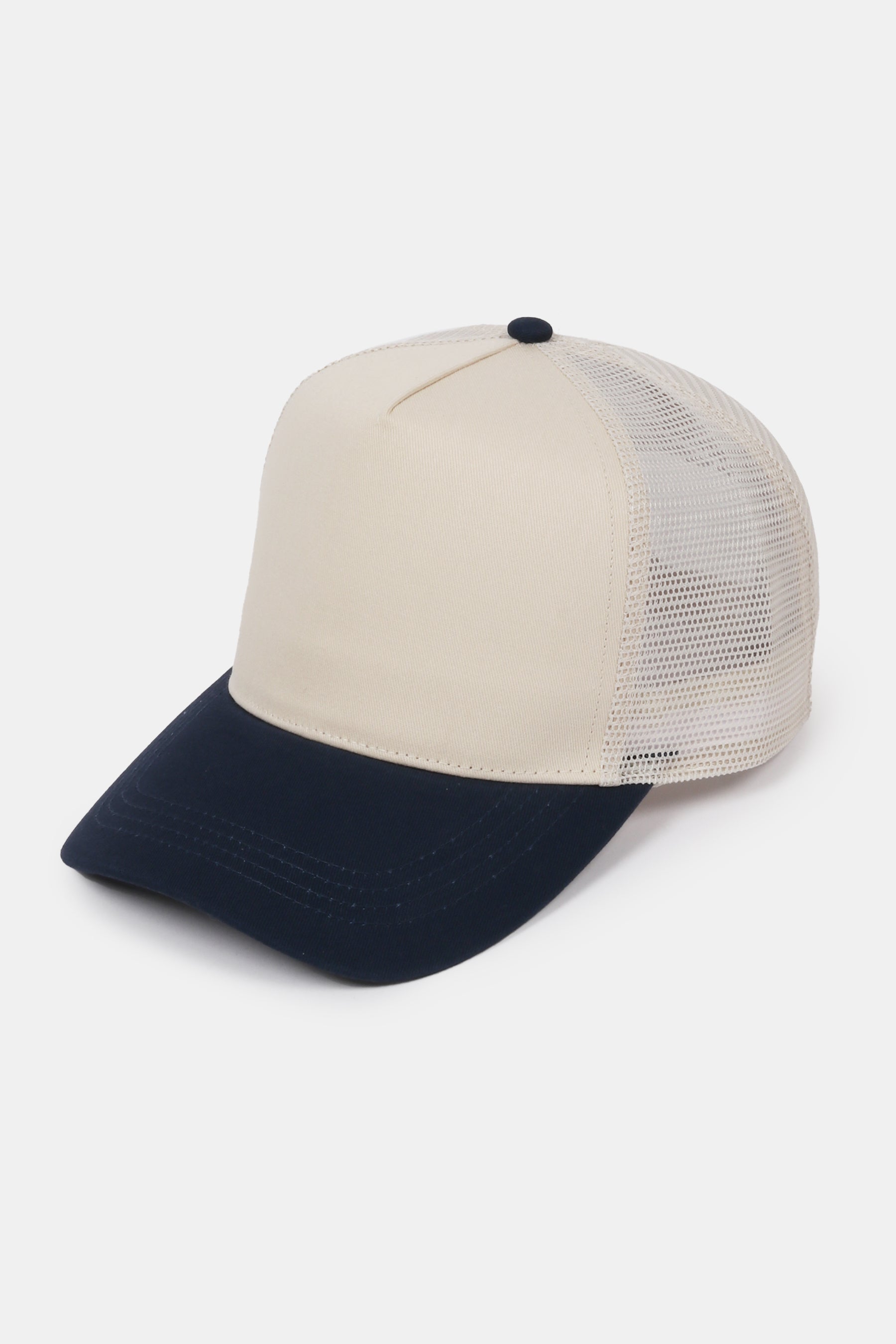 Two-Tone 5 Panel Mesh-Back Baseball Cap – David and Young Wholesale