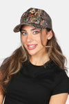 Camo Print 5 Panel Mesh-Back Baseball Cap