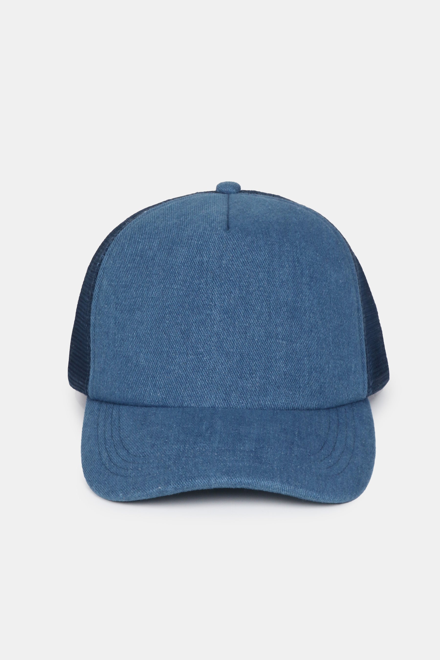 Denim Cotton 5 Panel Two-Tone Baseball Cap