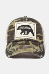 FWCAPM758 - MAMA Bear Canvas Patch Leopard Baseball Cap