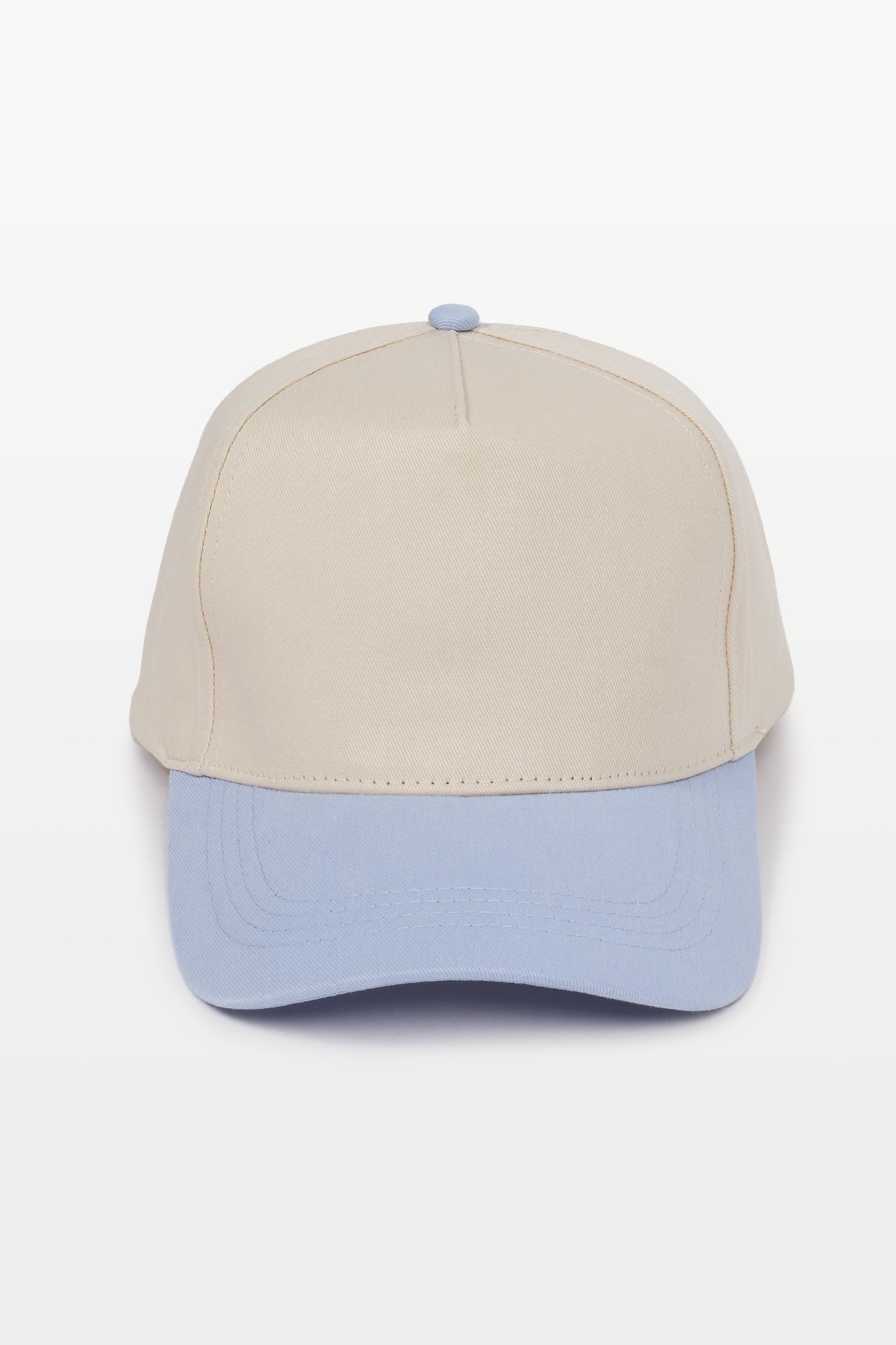 Two-Tone 5 Panel Baseball Cap