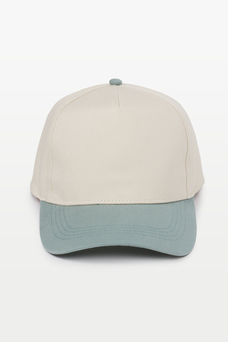 Two-Tone 5 Panel Baseball Cap