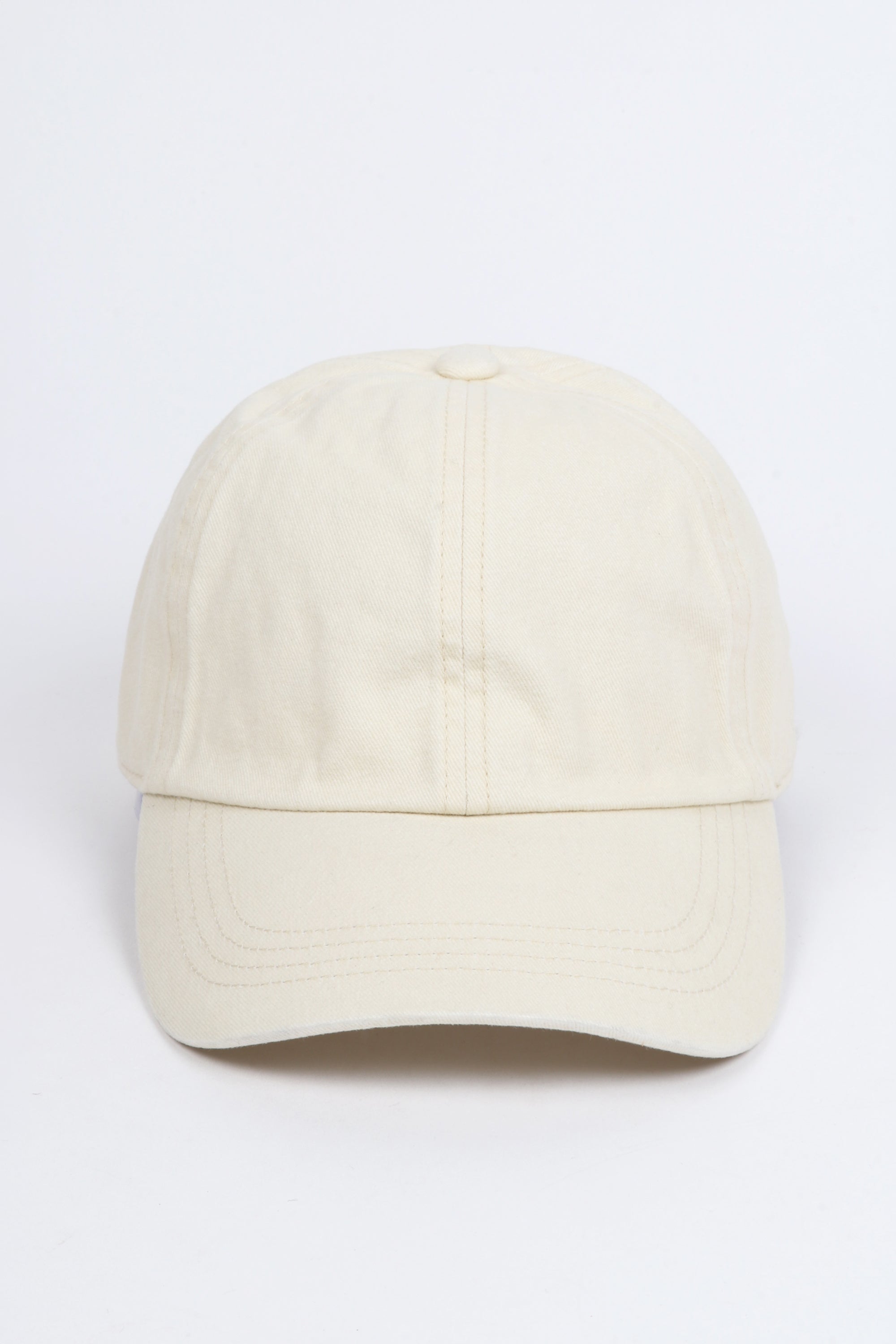 Washed Twill 6 Panel Baseball Cap