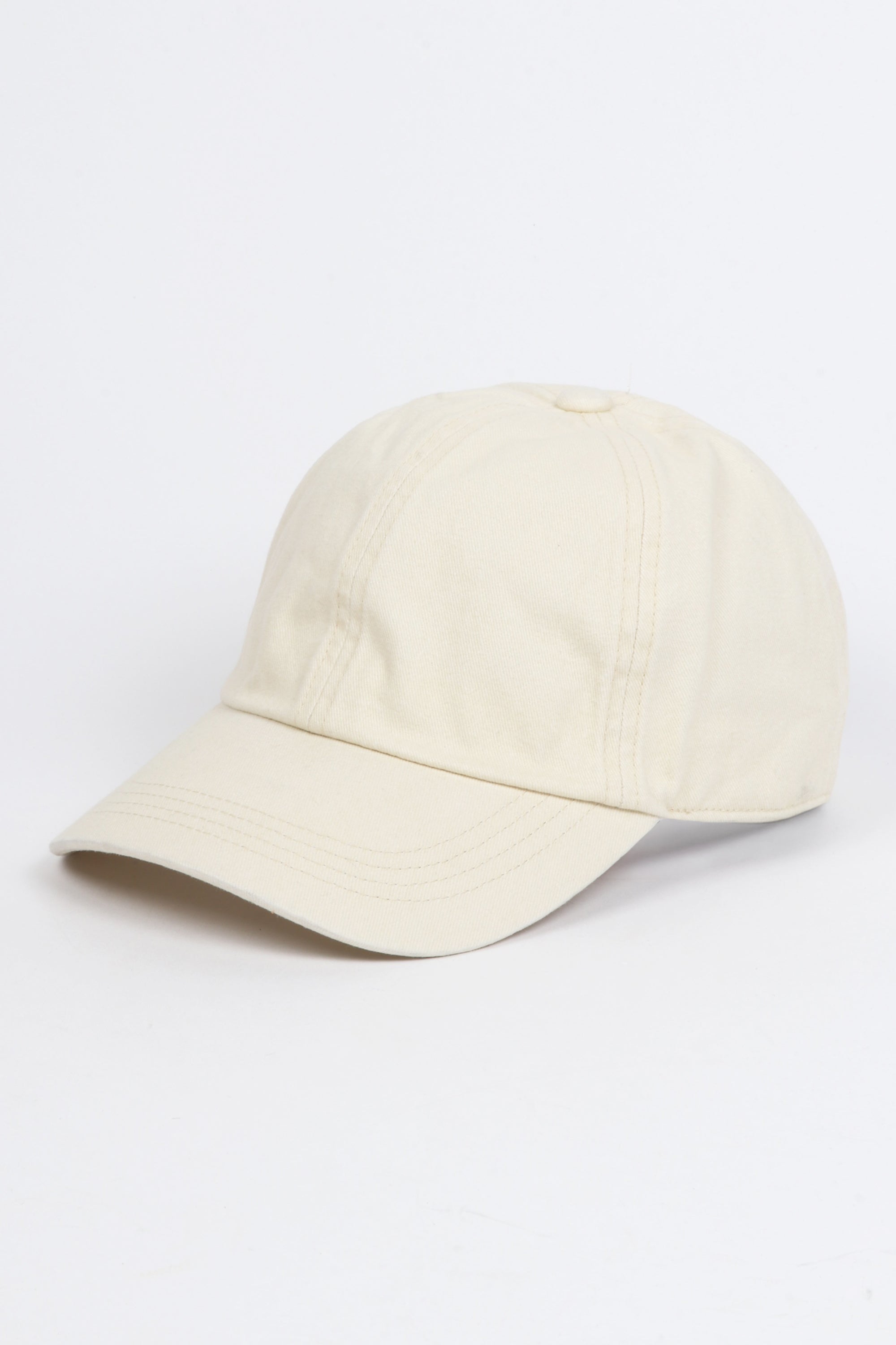 Washed Twill 6 Panel Baseball Cap