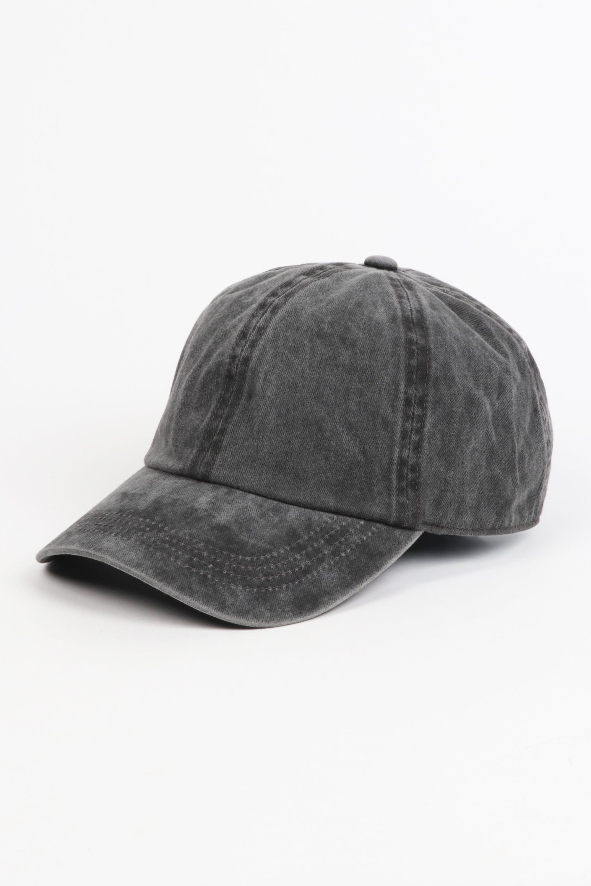 Washed Twill 6 Panel Baseball Cap