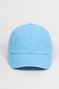 Washed Twill 6 Panel Baseball Cap