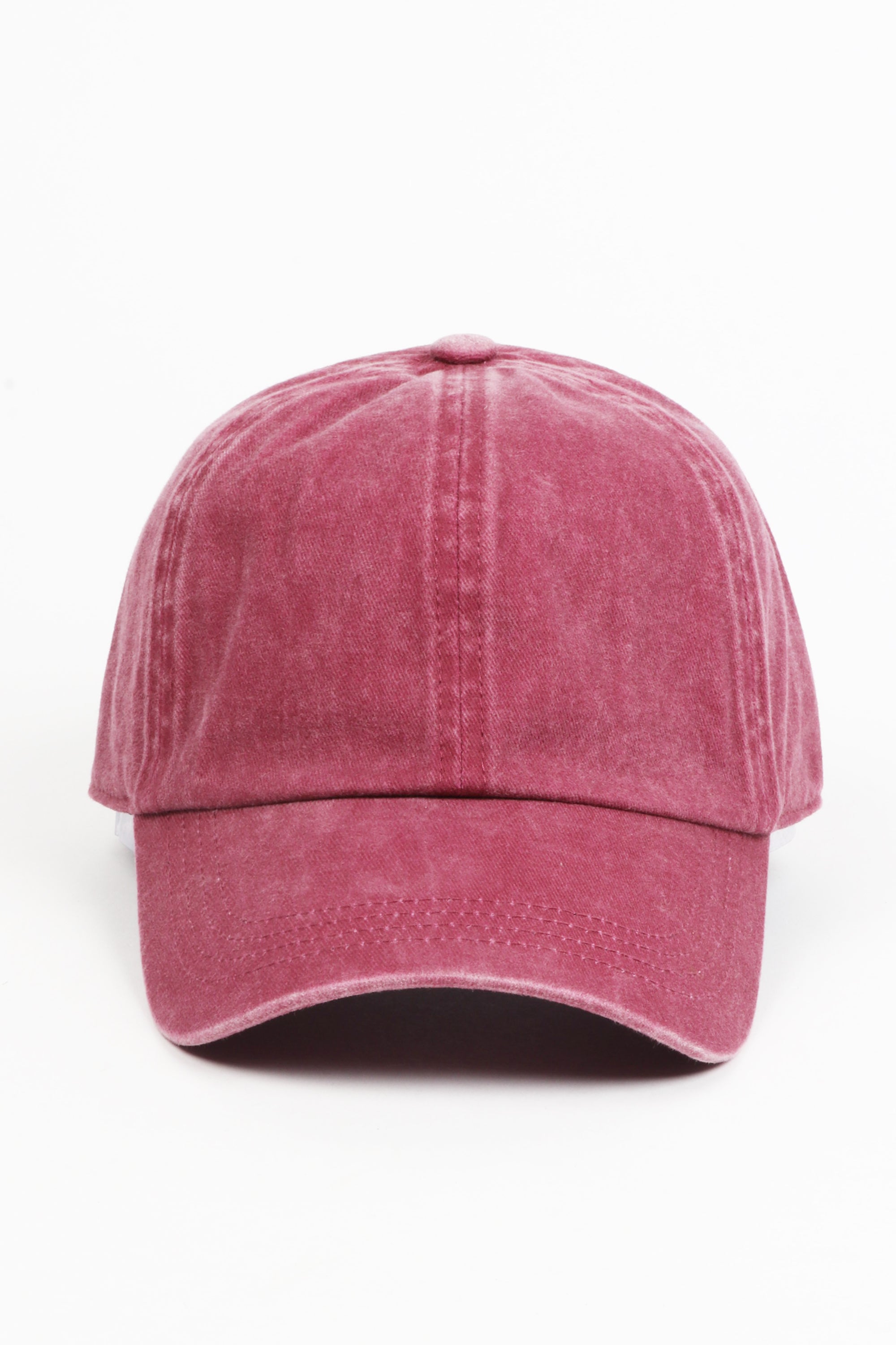Washed Twill 6 Panel Baseball Cap