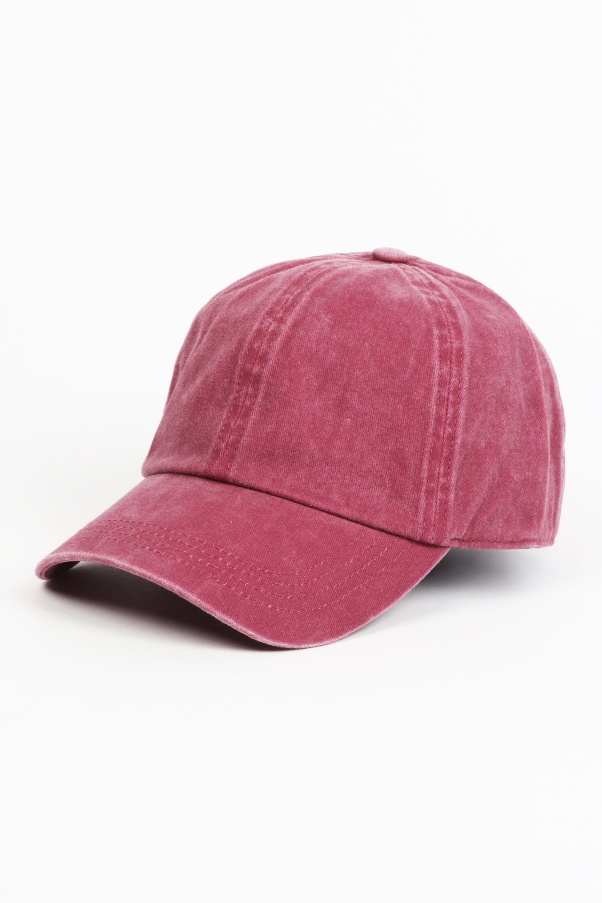Washed Twill 6 Panel Baseball Cap