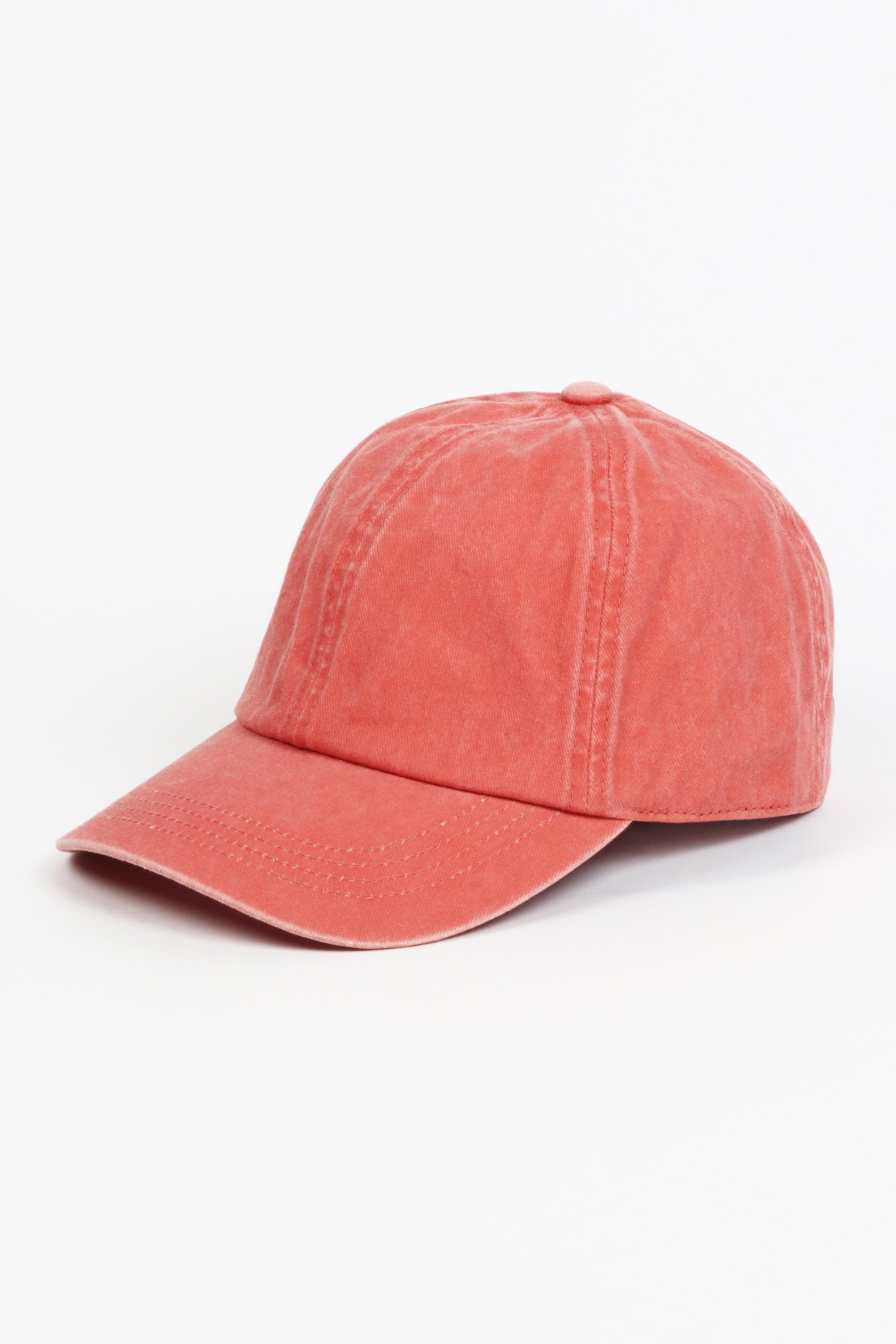 Washed Twill 6 Panel Baseball Cap