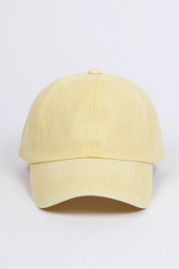Washed Twill 6 Panel Baseball Cap