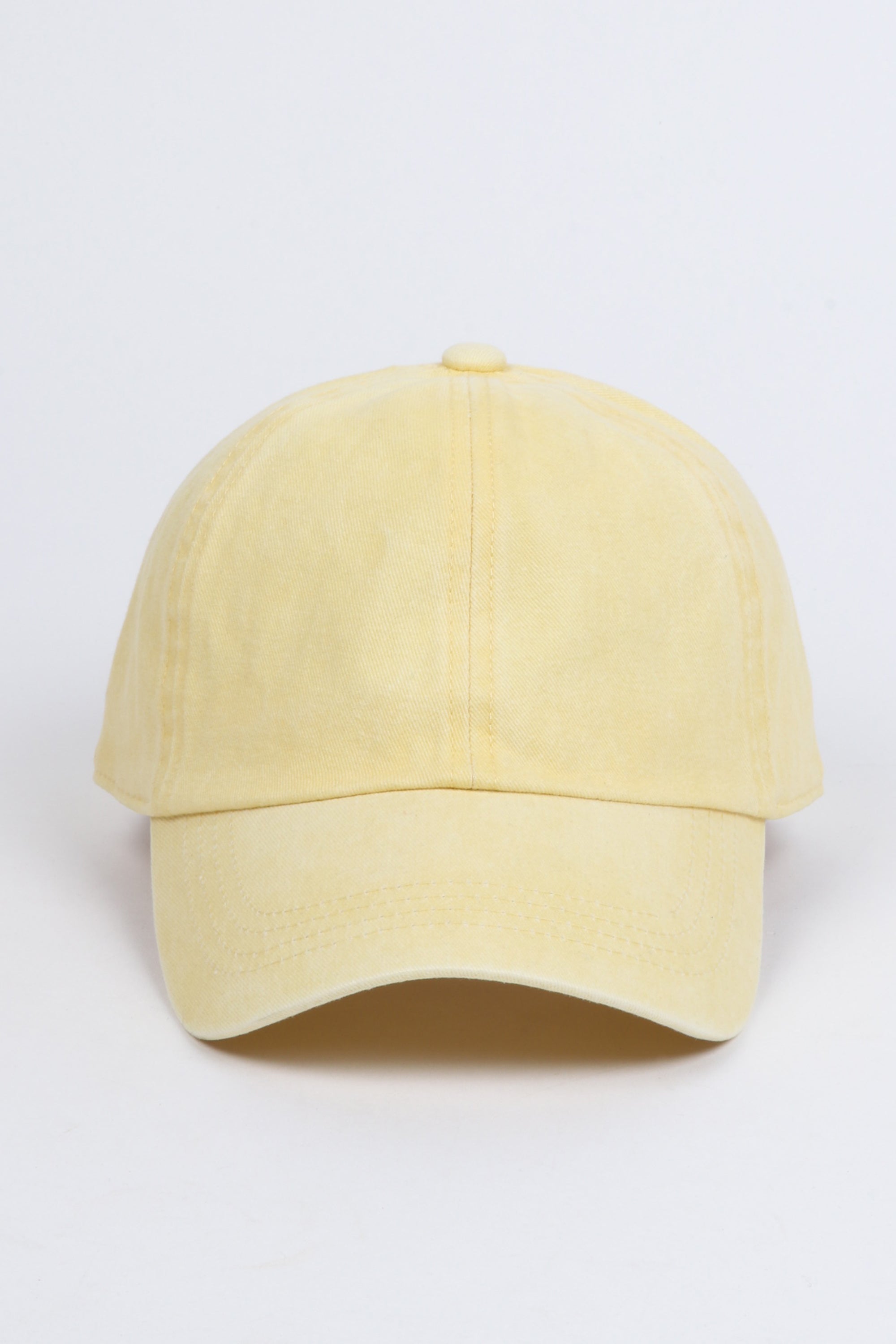 Washed Twill 6 Panel Baseball Cap