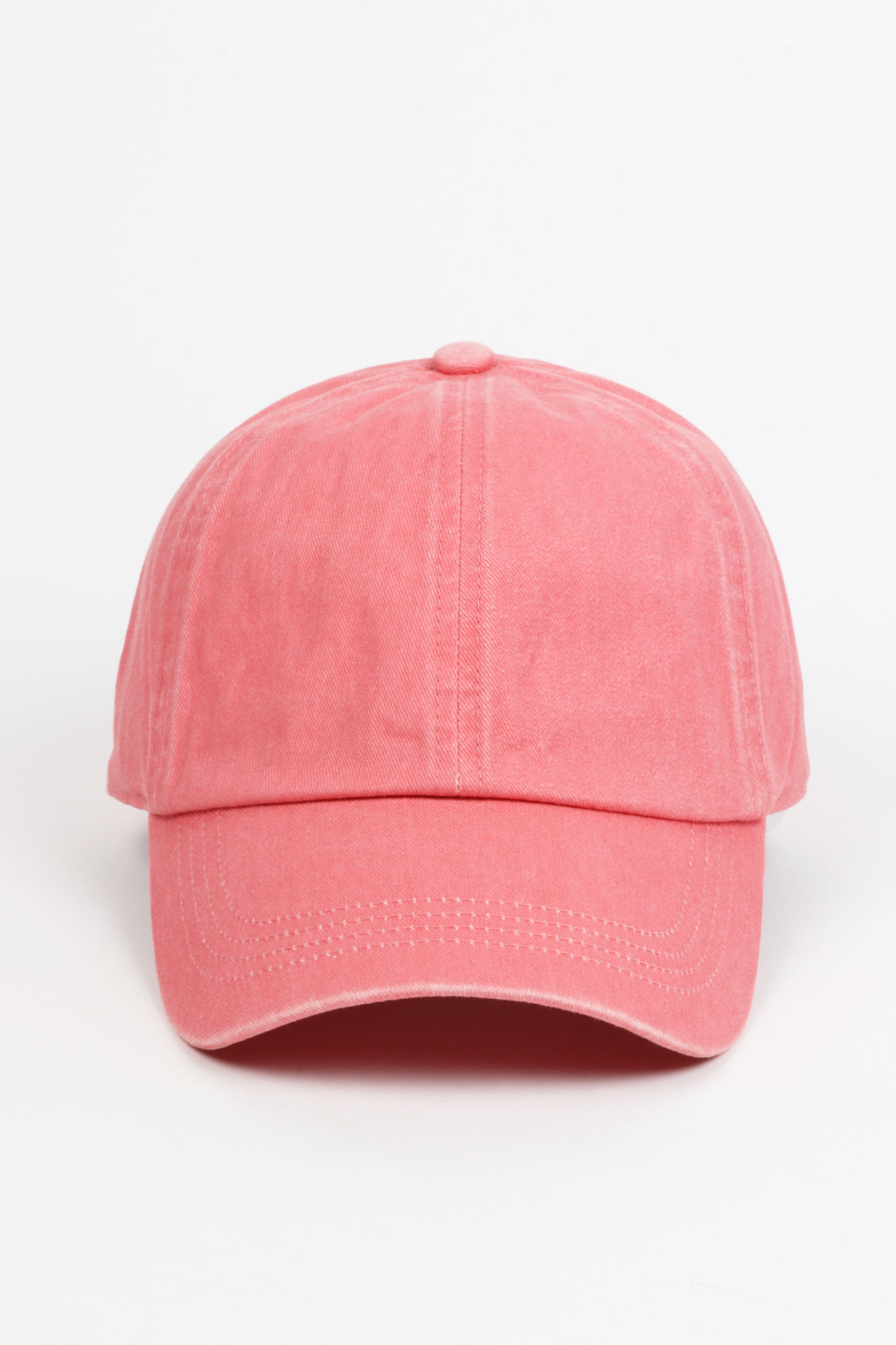 Washed Twill 6 Panel Baseball Cap