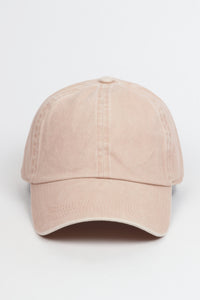 Washed Twill 6 Panel Baseball Cap