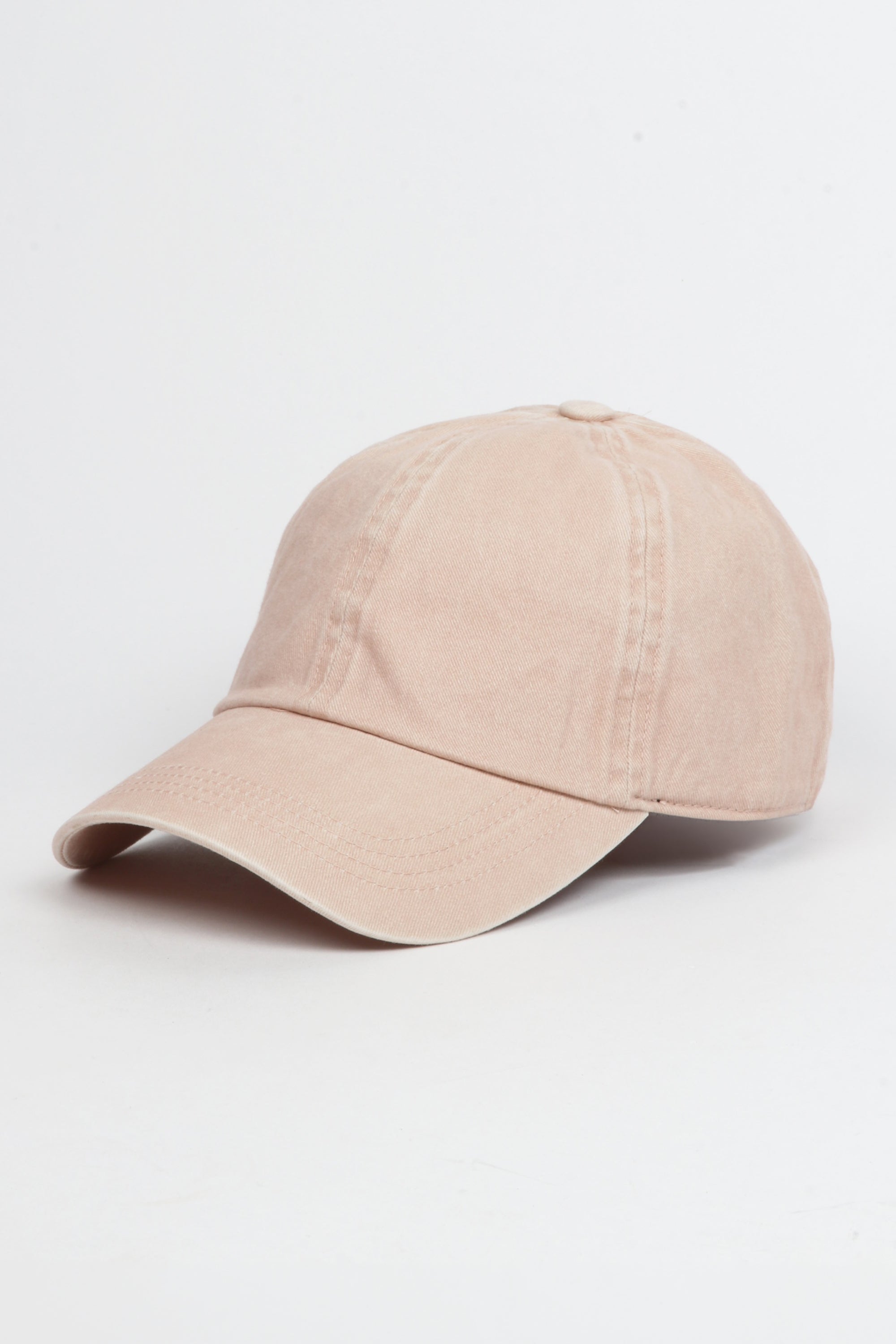 Washed Twill 6 Panel Baseball Cap