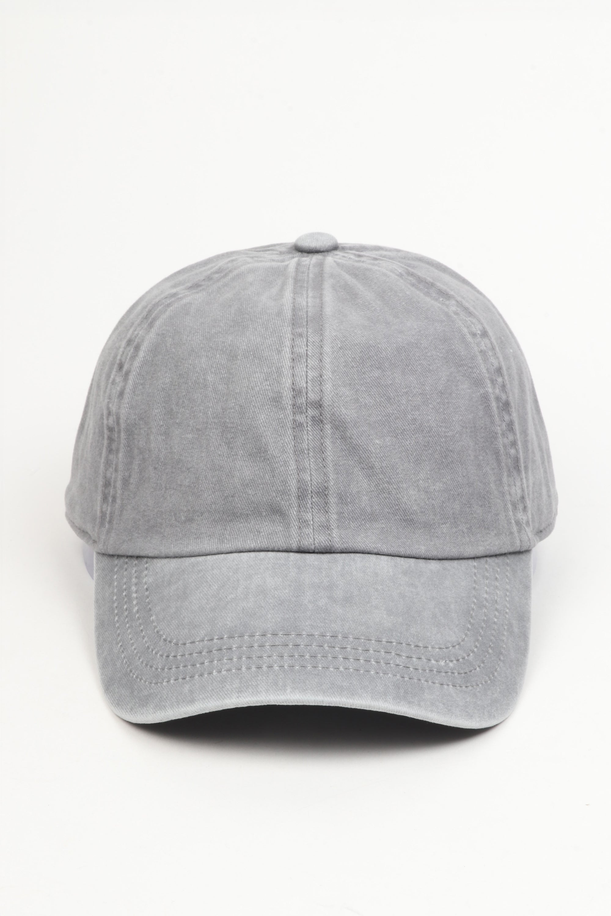 Washed Twill 6 Panel Baseball Cap