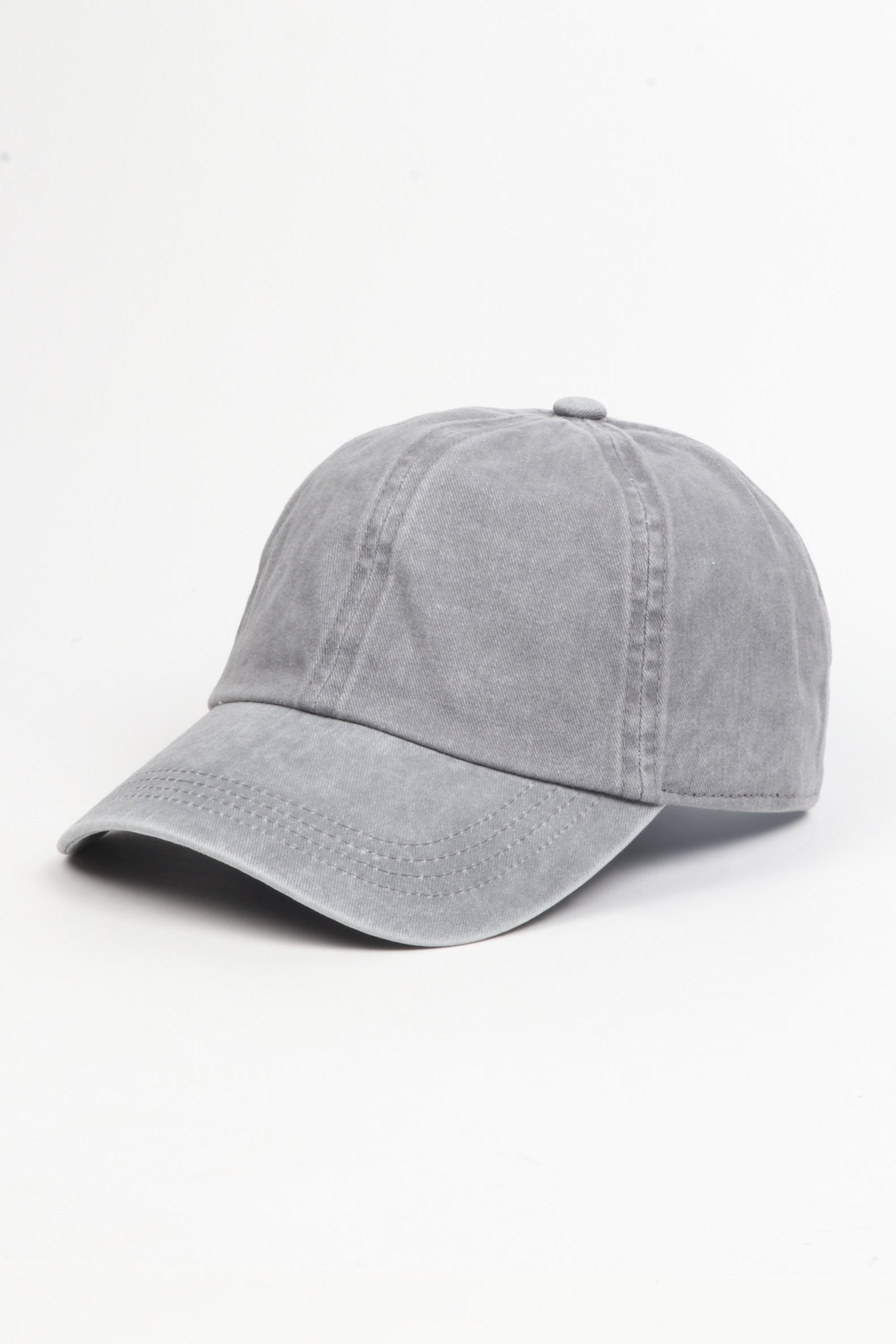 Washed Twill 6 Panel Baseball Cap
