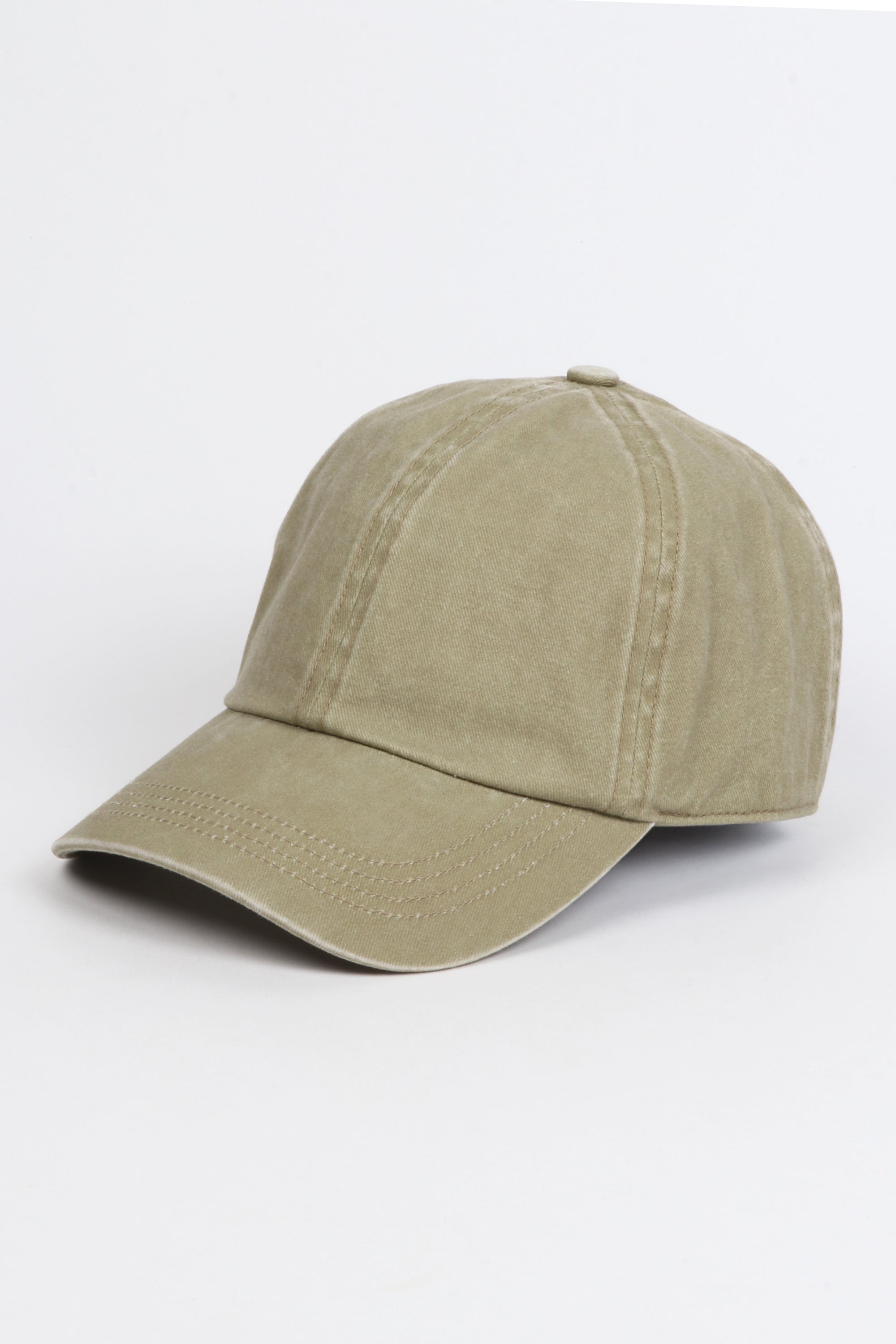 Washed Twill 6 Panel Baseball Cap