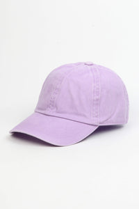 Washed Twill 6 Panel Baseball Cap