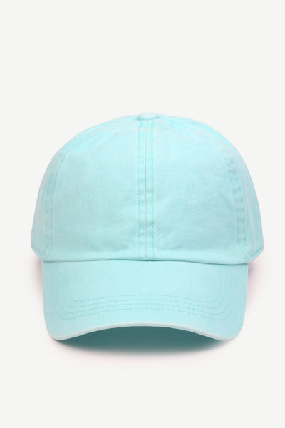 Washed Twill 6 Panel Baseball Cap