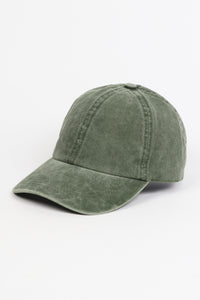 Washed Twill 6 Panel Baseball Cap
