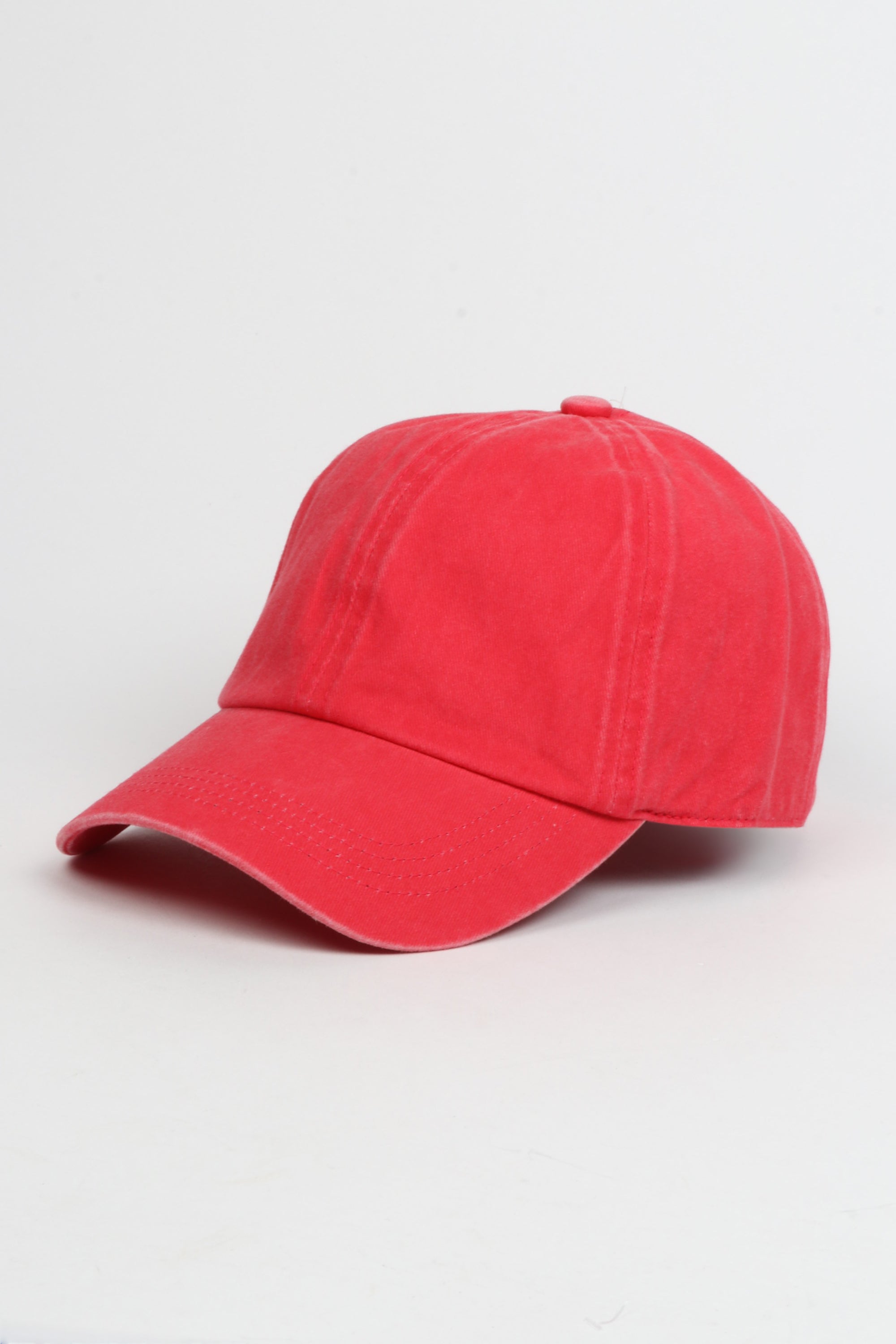 Washed Twill 6 Panel Baseball Cap