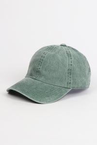 Washed Twill 6 Panel Baseball Cap