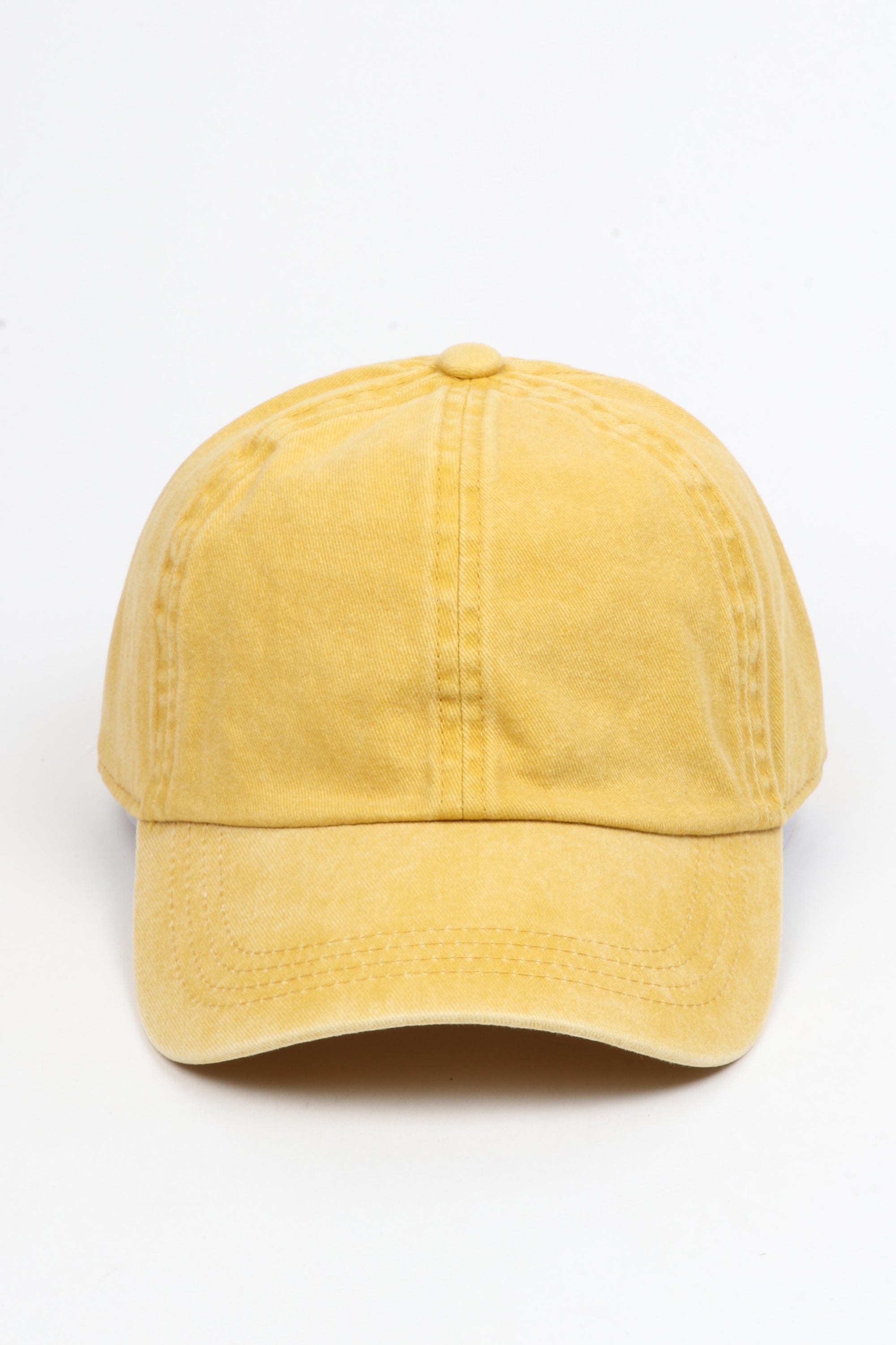 Washed Twill 6 Panel Baseball Cap