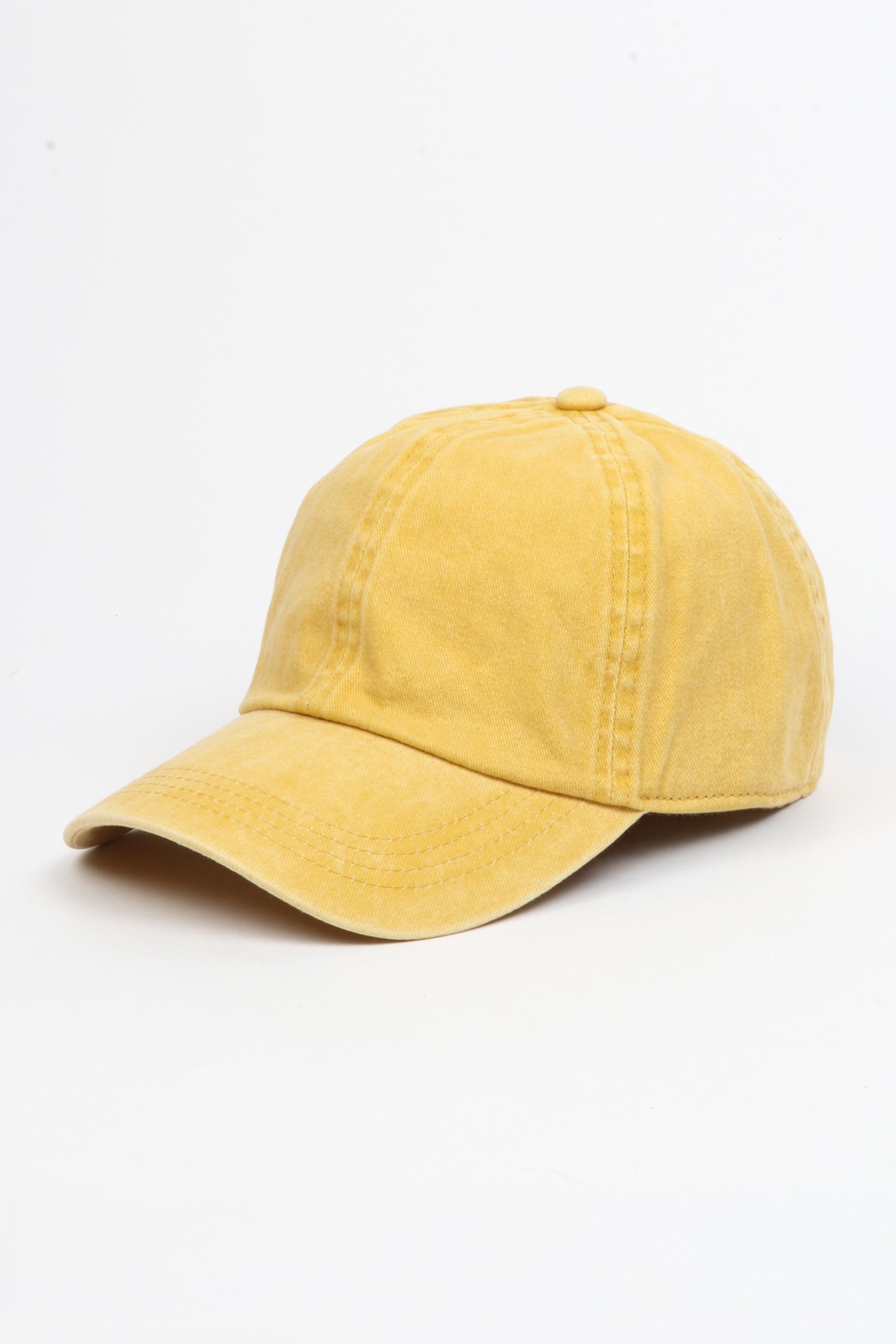 Washed Twill 6 Panel Baseball Cap