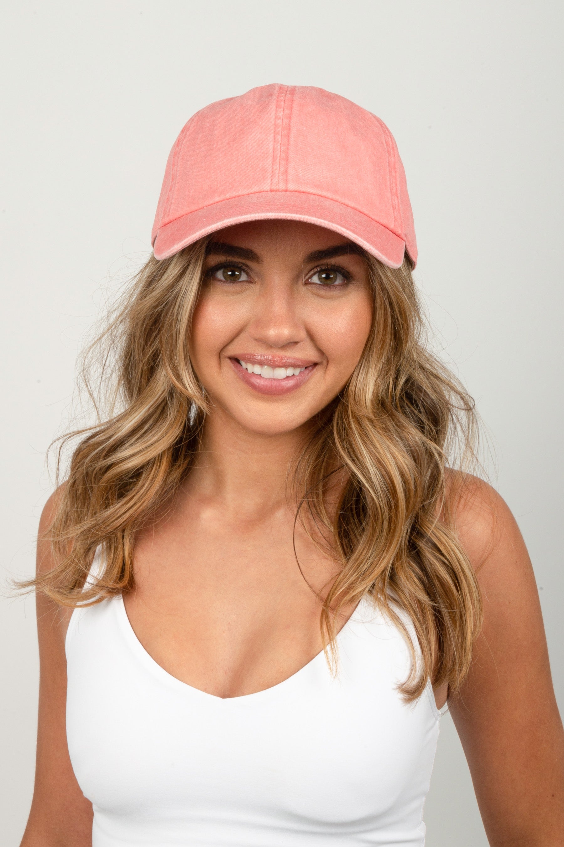 Washed Twill 6 Panel Baseball Cap – David and Young Wholesale