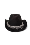 GWCB2273 - Bling Panama/Cowboy Felt Hat