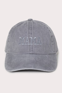 LCAP2462 - MAMA  Lettered Stone washed Baseball Hat