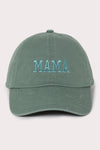 LCAP2462 - MAMA  Lettered Stone washed Baseball Hat